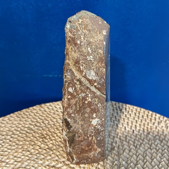 Polished Agate Geod Bookend Gray White & Brown 7” - Picture 4 of 6